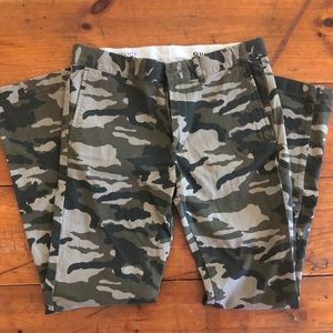 JCrew Camo Chinos